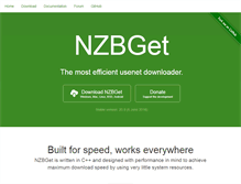 Tablet Screenshot of nzbget.net